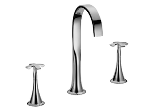 LUCREZIA 62068 - Countertop washbasin mixer with individual rosettes _ Rubinetterie Frattini